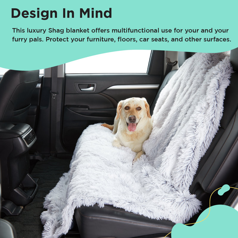 Best Friends by Sheri Calming Shag Dog Blanket for Large Dogs